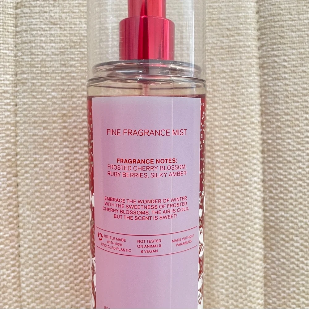 NEW Bath & Body Works Winter Cherry Blossom Fine Fragrance Mist 8 fl oz‎ Spray